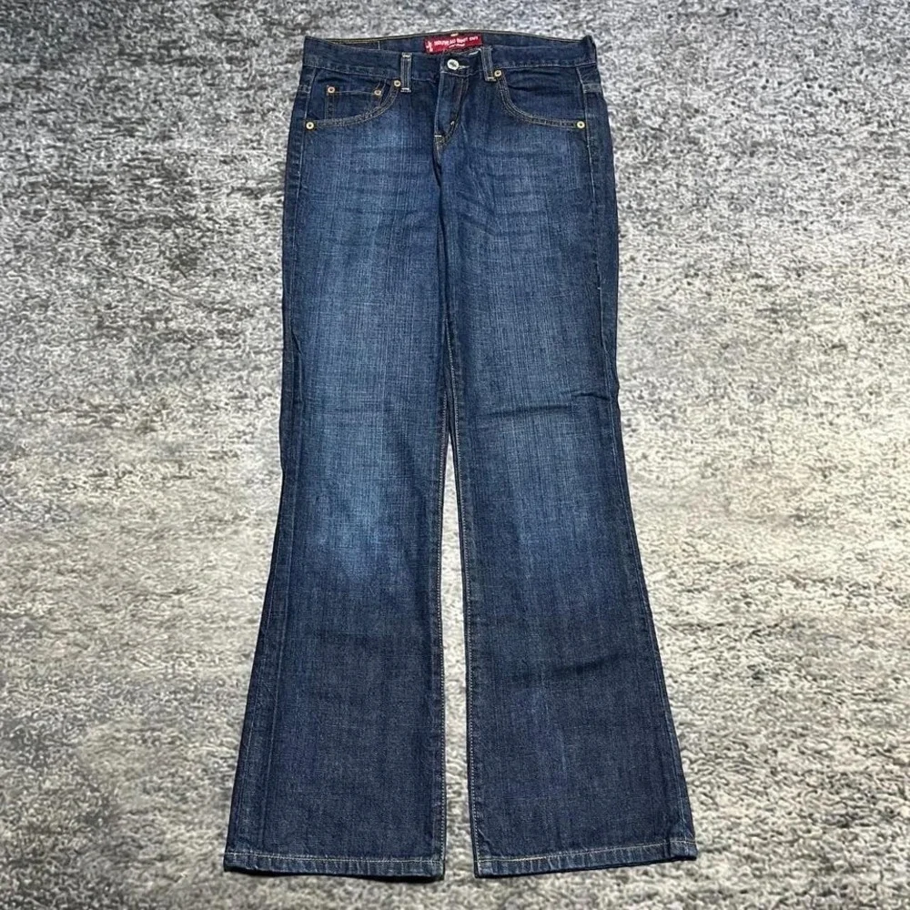 Levis 515 Nouveau Bootcut Jeans Womens 6 (31x32) Blue‎ Low Rise Western Y2K